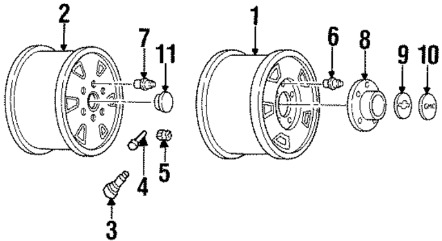 12325549 - Suspension: Wheel for GM Image