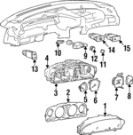 9422034160 - : Tachometer for Hyundai: Sonata Image