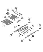 68167035AA - Body Sheet Metal Except Doors: Center Floor Pan for Ram: ProMaster 1500, ProMaster 2500, ProMaster 3500 Image