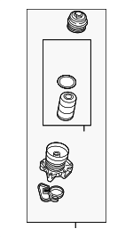 6M115401M - Engine: Oil Filter Housing for Audi Image image