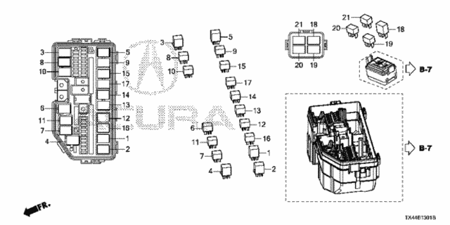 Control Unit (Engine Room) (2) for 2013 Acura RDX #0