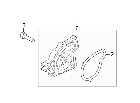 Water Pump for 2013 Mazda 2 #0