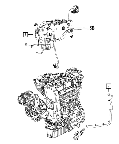 Wiring-Powertrain for 2014 Fiat 500 #1