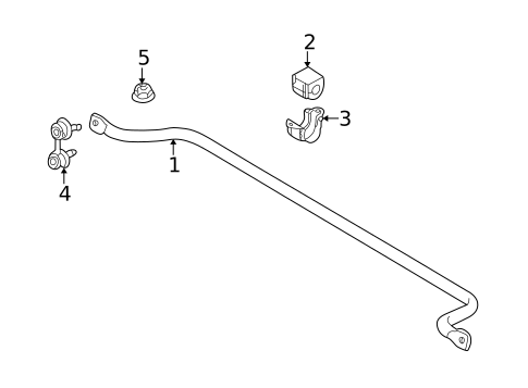 Stabilizer Bar & Components for 2000 BMW X5 #1