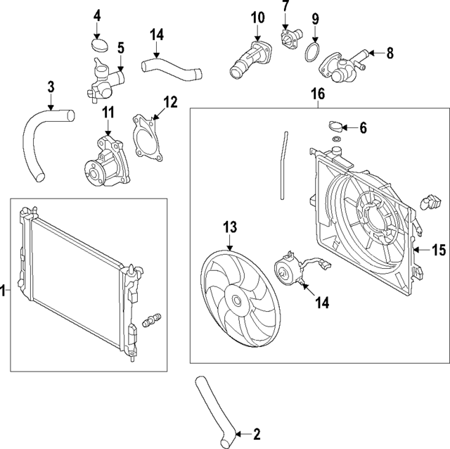 25310J3000 - : Radiator for Hyundai Image