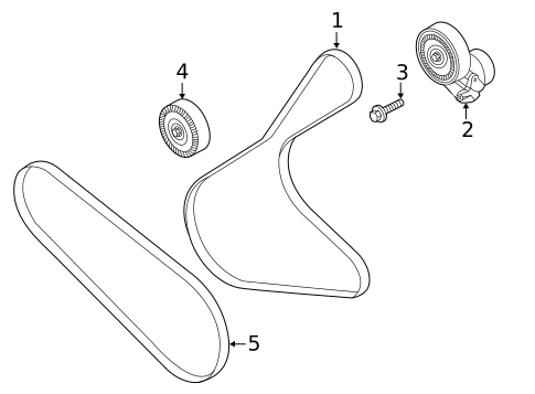 Belts & Pulleys for 2023 Ford Explorer #0