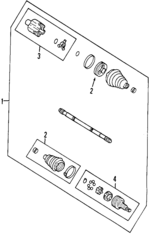 361252 - Front Drive Axle: ACDelcoâ„¢ Boots for GM Image