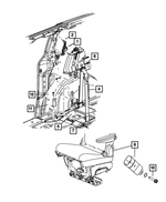 6036773AA - Restraints: Pan Head Screw for Mopar Image