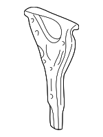 60434S0KA01ZZ - Body: Center Support for Acura Image