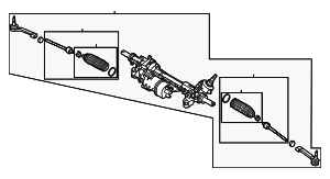 S1MZ3504F - : Gear Rack And Pinion Steerin for Ford: Explorer, Police Interceptor Utility Image