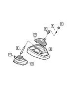 5GT26XDVAC - Getrag Manual Transmission 6 Speed: Floor Console for Mopar Image