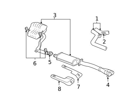 Mufflers for 2007 Dodge Magnum #0