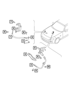 68317484AA - : Battery Ground Bracket for Mopar Image