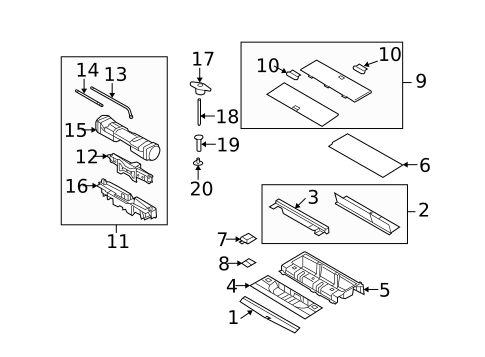 Interior Trim - Rear Body for 2015 Ford Expedition #0