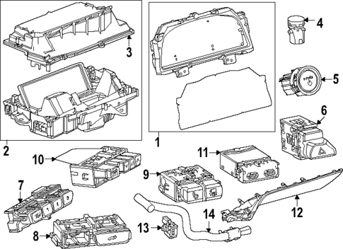 Headlamp Components for 2024 Lexus RZ450e #1