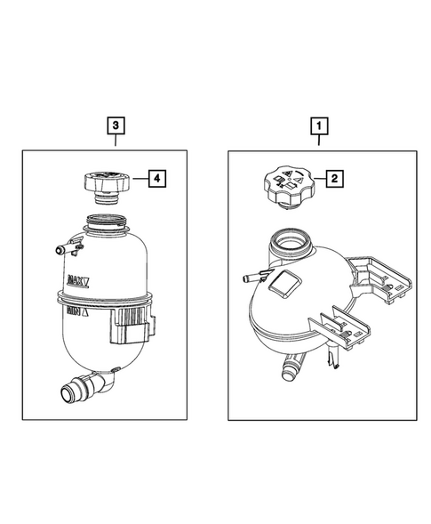 Engine Coolant Reservoir (Bottle) for 2026 Alfa Romeo Tonale #0
