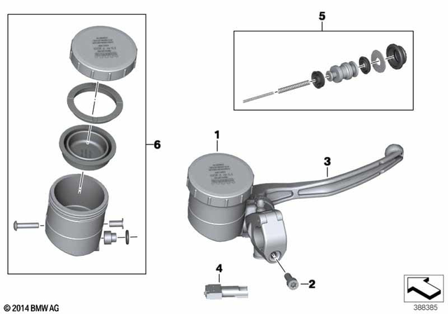 61317685058 - Steering: Microswitch -  for BMW-Motorrad Image