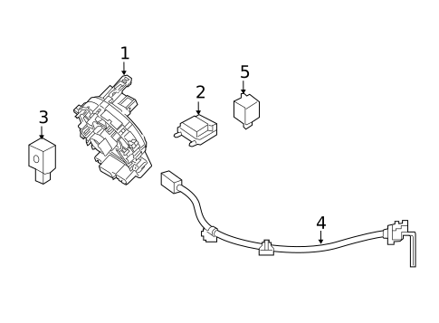 Air Bag Components for 2015 Kia K900 #0
