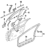 8034071U01 - Body: Guide for Infiniti Image