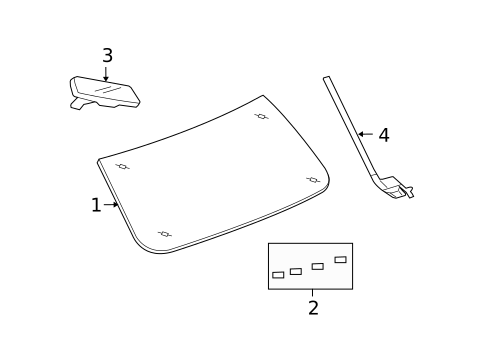 Glass, Windows & Related Components for 2012 Jeep Liberty #0