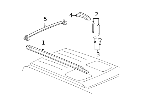 Luggage Carrier for 2007 Jeep Commander #0