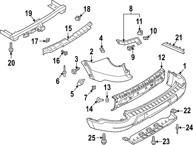 MB5Z17810ACPTM - Body: Cover Extension for Ford: Explorer Image