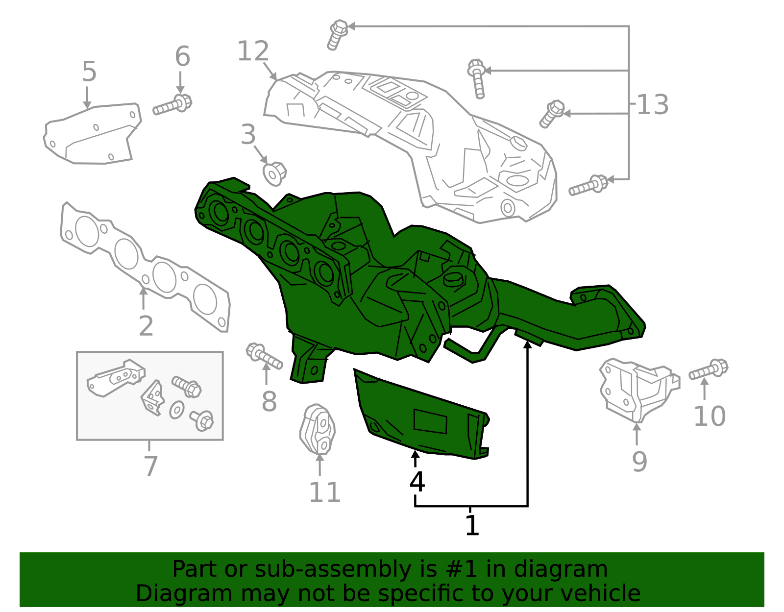 PE1W-20-50XA - Mnfd W/Converter 2016-2021 Mazda CX-3 | Florida Mazda Parts