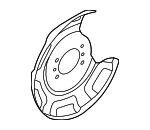 583903X000 - Brakes: Splash Shield for Hyundai: Elantra, Elantra Coupe, Elantra GT, Veloster Image