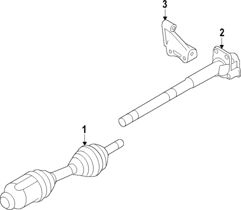 Axle Shafts & Joints for 2009 Lincoln MKS #0