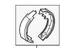 D40601LA6A - : Park Brake Shoes for Infiniti Image