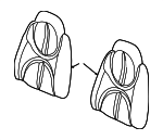 RX081K5AA - Body: Seat Back Cover for Dodge: Durango Image