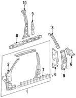 E7DZ54211A10B - Body: Panel Assembly for Ford: Taurus | Mercury: Sable Image