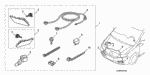 8V31TK810030 - Accessory Components: HARNESS, FOGLIGHT for Honda Image