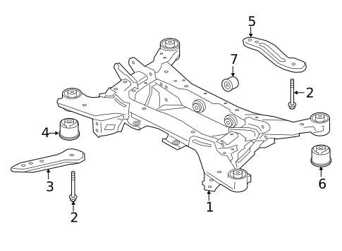 Crossmembers & Components for 2020 Jaguar F-Pace #0