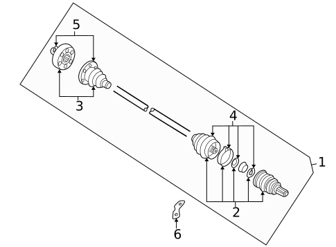 Drive Axles for 2001 Audi Allroad Quattro #1