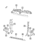 68423426AA - Cooling: Rubber Seal for Jeep: Cherokee Image