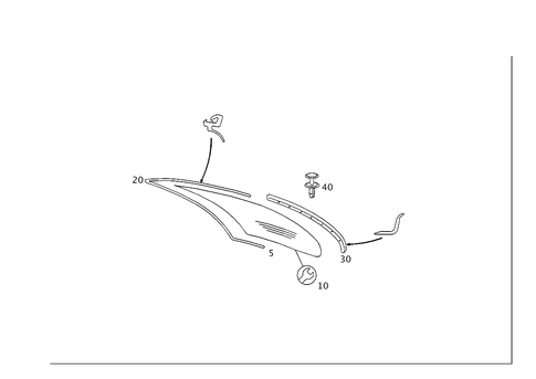 Rear Window for 2006 Mercedes-Benz C230 #0
