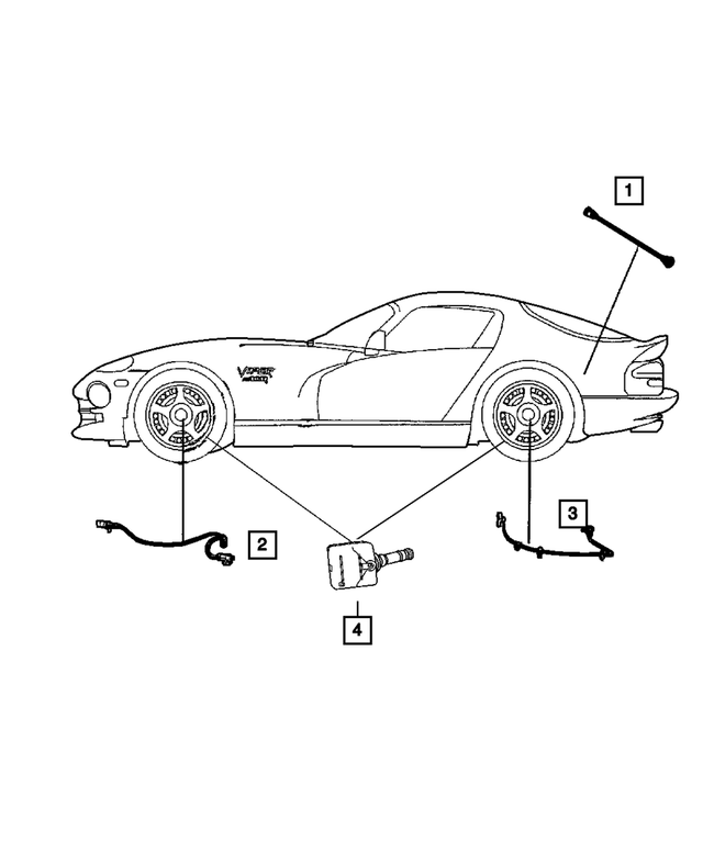 68406527AA - Electrical: Tire Pressure Sensor for Mopar Image image
