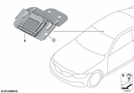 65209281067 - Audio, Navigation, Electronic Systems: Gps Antenna with Bracket for BMW Image