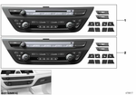 61315A480C4 - : Rep Kit For Radio/Climate Control Panel for BMW Image