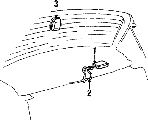 Antenna & Radio for 1998 Lincoln Continental #0