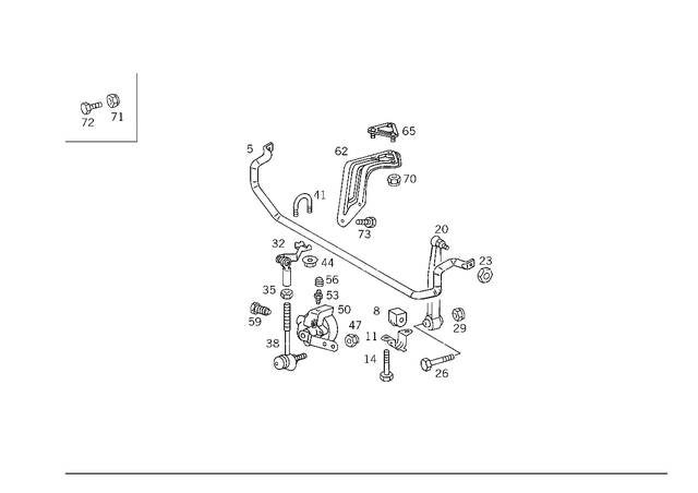 2023260665 - Springs and Suspension: Torsion Bar for Mercedes-Benz: C220, C230 Image image