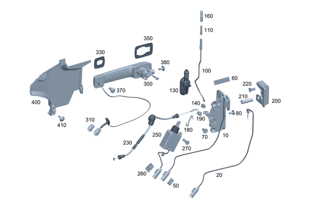 4637203103 - Front Door: Door Lock for Mercedes-Benz Image image