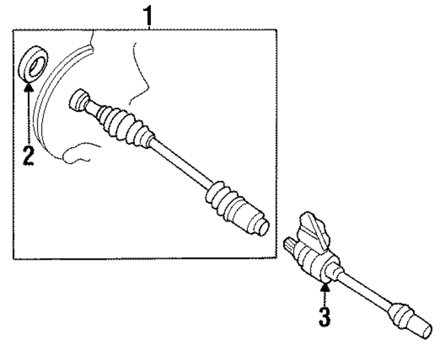 K24V2550X - : Axle Assembly for Kia Image