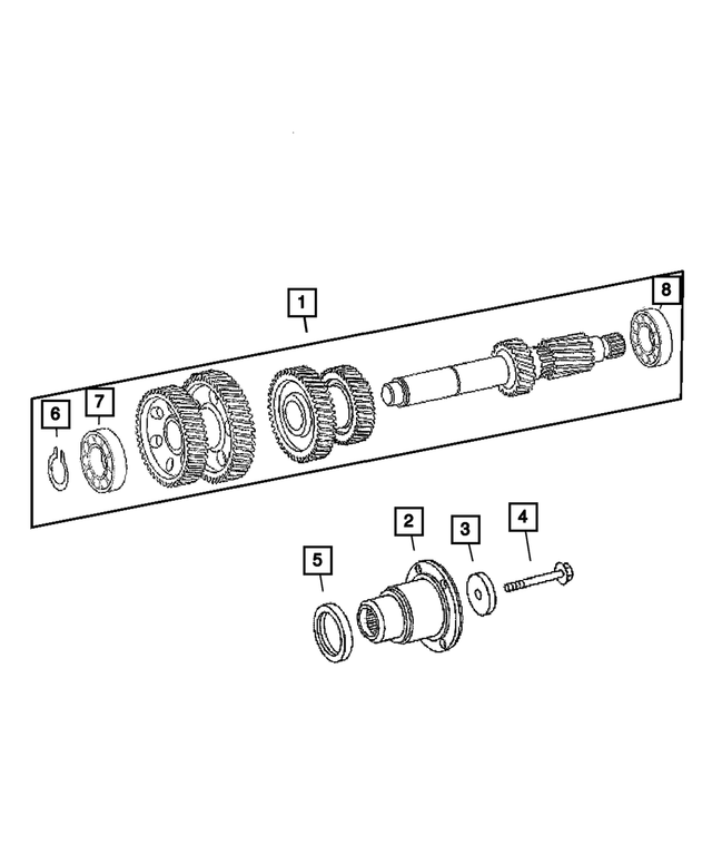 6104278AA - G56; 6-Speed; Manual Transmission: Screw for Mopar Image