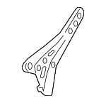 66721TV9A00ZZ - Body: Gusset for Acura: ILX Image