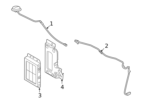 Antenna & Radio for 2008 Ford Explorer Sport Trac #1