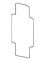 55197032AA - Body: Retractor Cover for Mopar Image