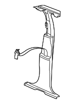 5JP21ZJ3AF - Body: Lower Center Pillar Trim for Mopar Image