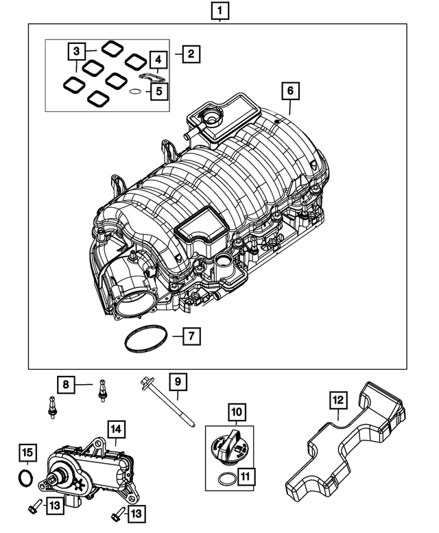 6509377AA - Engine: Hex Flange Head Bolt, Mounting for Mopar Image